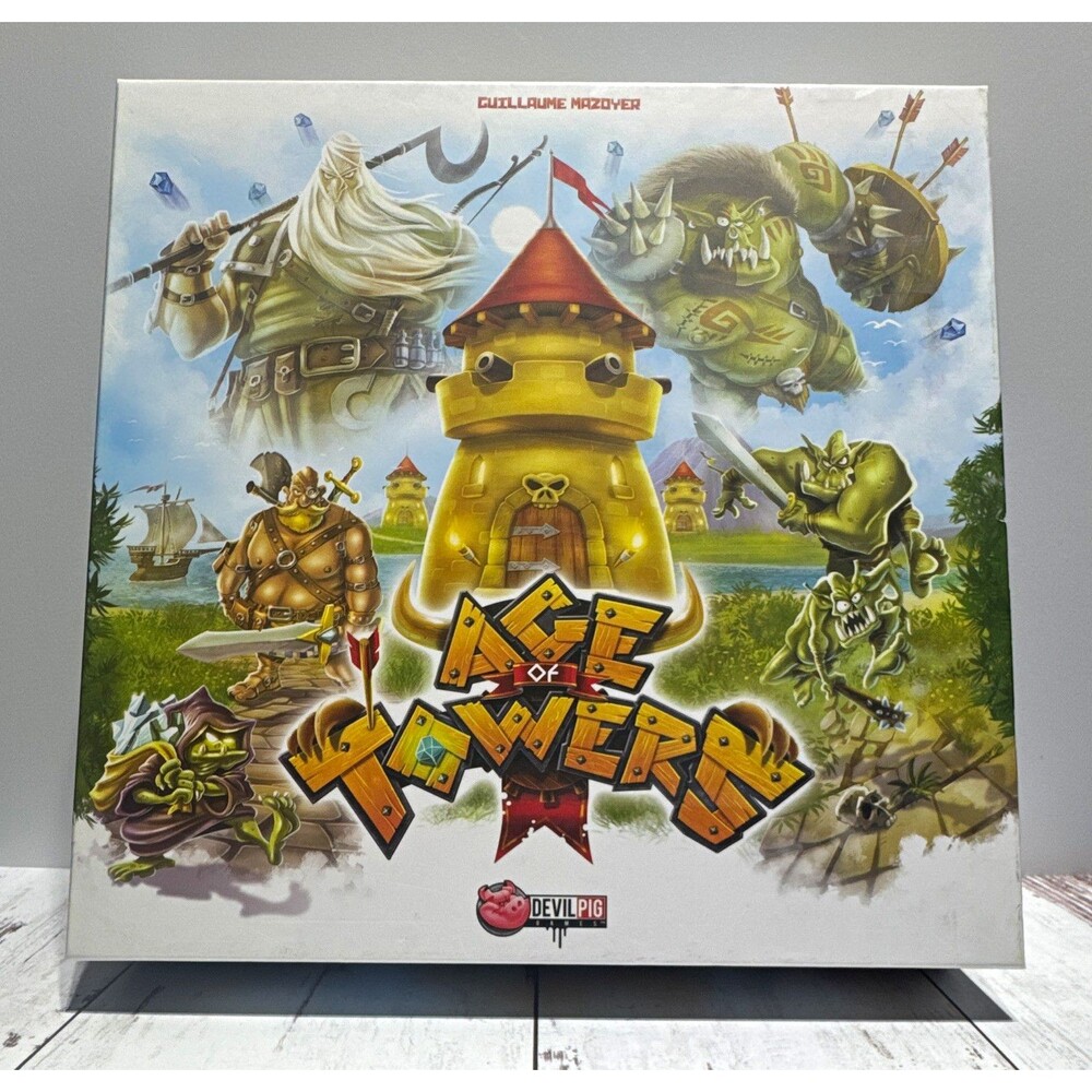 Devil Pig Games Age of Towers Fantasy Board Game 2P Ages 8+ 2014 Award AOT01